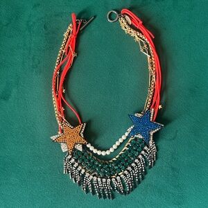 Colorful Star Statement Necklace